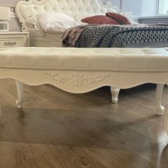 Банкетка Мишель (белый матовый) в Качканаре - kachkanar.mebel24.online | фото 6