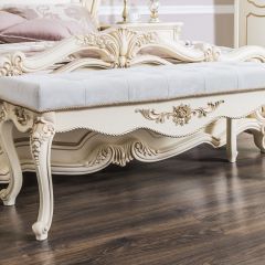 Банкетка Мона Лиза (крем) в Качканаре - kachkanar.mebel24.online | фото 5