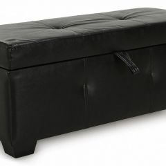 Банкетка-сундук Шерри College Black в Качканаре - kachkanar.mebel24.online | фото