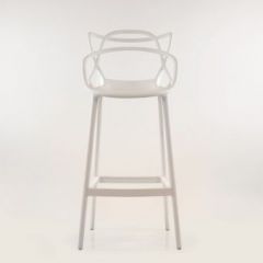 Барный стул Barneo N-235 Masters, белый, design Phillip Stark в Качканаре - kachkanar.mebel24.online | фото 3