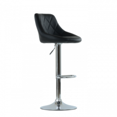 Барный стул Barneo N-83 Comfort (Комфорт) черный в Качканаре - kachkanar.mebel24.online | фото