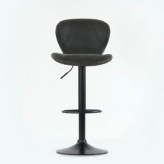 Барный стул Barneo N-86 Time / Black / VPU Dark Gray Vintage серый винтаж 970-11 в Качканаре - kachkanar.mebel24.online | фото 3