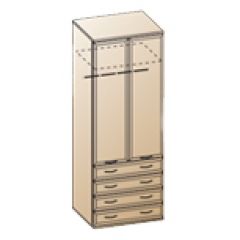 Детская Карина композиция 1 (Гикори Джексон светлый) в Качканаре - kachkanar.mebel24.online | фото 2