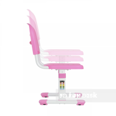 Комплект парта + стул трансформеры Cantare Pink в Качканаре - kachkanar.mebel24.online | фото 7