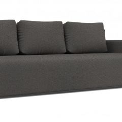 Диван Алиса 4 Bahama STEEL - Teos Dark Brown в Качканаре - kachkanar.mebel24.online | фото