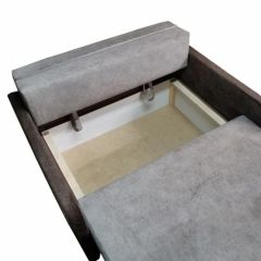 Диван Канзас 1.20 сакура с мостом (Канасик) в Качканаре - kachkanar.mebel24.online | фото 3