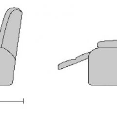 Диван-трансформер Recliner TWIN (Твин) 1 кат. ткани в Качканаре - kachkanar.mebel24.online | фото 5