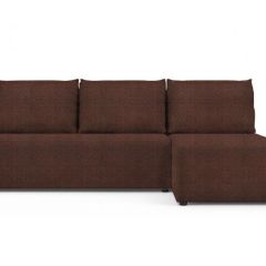 Диван угловой Алиса Shaggy CHOCOLATE без подлокотников в Качканаре - kachkanar.mebel24.online | фото 2