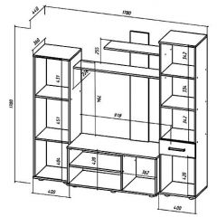 ИБИЦА Гостиная (ЯШС/ЯШТ) в Качканаре - kachkanar.mebel24.online | фото 2