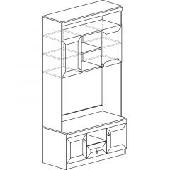 Гостиная Инна 1 Денвер светлый в Качканаре - kachkanar.mebel24.online | фото 10