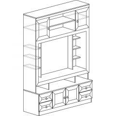 Гостиная Инна 3 Денвер светлый в Качканаре - kachkanar.mebel24.online | фото 7