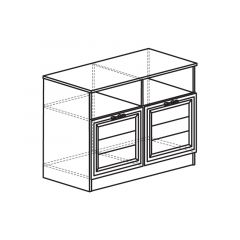 Гостиная Лира (модульная) Дуб Нортон темный в Качканаре - kachkanar.mebel24.online | фото 5