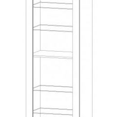 РИВЬЕРА Пенал универсальный в Качканаре - kachkanar.mebel24.online | фото 2