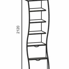 Киви №11 Пенал с 2мя ящ., (ЛДСП молочный дуб/лайм) в Качканаре - kachkanar.mebel24.online | фото 2
