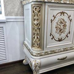 Комод с Зеркалом Алсу (белый глянец) в Качканаре - kachkanar.mebel24.online | фото 9