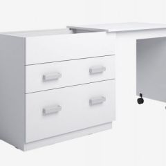 Комод-трансформер, с 2мя ящ. (Белый) в Качканаре - kachkanar.mebel24.online | фото 2