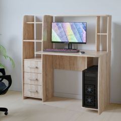 Компьютерный стол КЛ №6.3 (Дуб баррик) в Качканаре - kachkanar.mebel24.online | фото