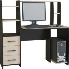 Компьютерный стол КЛ №6.3 (Венге/Дуб молочный) в Качканаре - kachkanar.mebel24.online | фото