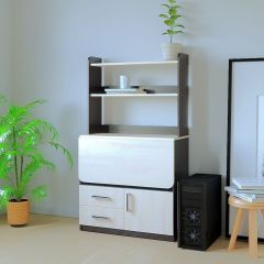 Компьютерный стол СП-1 (Венге/Дуб молочный) в Качканаре - kachkanar.mebel24.online | фото 4