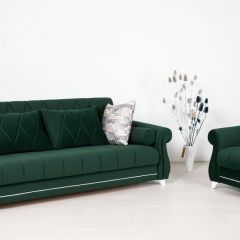 Комплект Роуз ТД 411 диван-кровать + кресло + комплект подушек в Качканаре - kachkanar.mebel24.online | фото