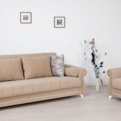 Комплект Роуз ТД 412 диван-кровать + кресло + комплект подушек в Качканаре - kachkanar.mebel24.online | фото