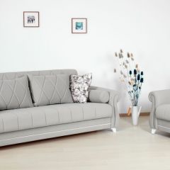 Комплект Роуз ТД 414 диван-кровать + кресло + комплект подушек в Качканаре - kachkanar.mebel24.online | фото 1