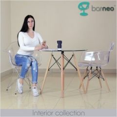 Кресло Barneo N-14-14 SteelMold прозрачный в Качканаре - kachkanar.mebel24.online | фото 2