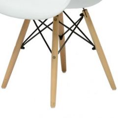 Кресло Barneo N-14 WoodMold белый в Качканаре - kachkanar.mebel24.online | фото 2