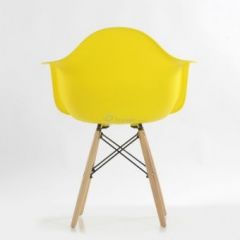 Кресло Barneo N-14 WoodMold желтый в Качканаре - kachkanar.mebel24.online | фото 3