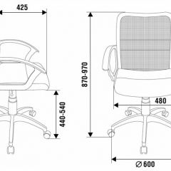 Кресло Бюрократ CH-590/BLACK в Качканаре - kachkanar.mebel24.online | фото 5