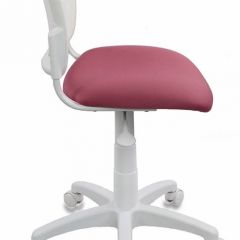 Кресло детское Бюрократ CH-W296NX/26-31 белый TW-15 розовый 26-31 в Качканаре - kachkanar.mebel24.online | фото 2