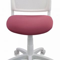 Кресло детское Бюрократ CH-W296NX/26-31 белый TW-15 розовый 26-31 в Качканаре - kachkanar.mebel24.online | фото 3