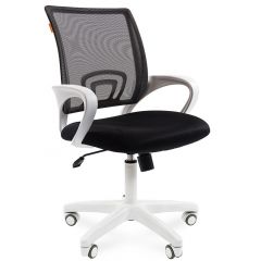 Кресло для оператора CHAIRMAN 696 white (ткань TW-11/сетка TW-01) в Качканаре - kachkanar.mebel24.online | фото