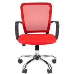 Кресло для оператора CHAIRMAN 698 хром (ткань TW 19/сетка TW 69) в Качканаре - kachkanar.mebel24.online | фото 2