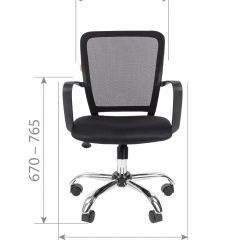 Кресло для оператора CHAIRMAN 698 хром (ткань TW 19/сетка TW 69) в Качканаре - kachkanar.mebel24.online | фото 6