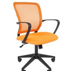 Кресло для оператора CHAIRMAN 698 (ткань/сетка TW - оранжевый) в Качканаре - kachkanar.mebel24.online | фото