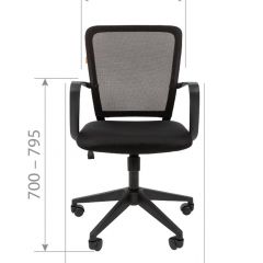 Кресло для оператора CHAIRMAN 698 (ткань/сетка TW - оранжевый) в Качканаре - kachkanar.mebel24.online | фото 2