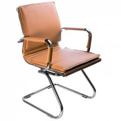 Кресло для посетителя Бюрократ CH-993-Low-V/Camel светло-коричневый в Качканаре - kachkanar.mebel24.online | фото