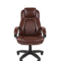 Кресло для руководителя  CHAIRMAN 432 (Экокожа коричневая) в Качканаре - kachkanar.mebel24.online | фото 2