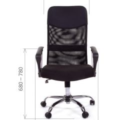 Кресло для руководителя CHAIRMAN 610 N (15-21 черный/сетка черный) в Качканаре - kachkanar.mebel24.online | фото 4