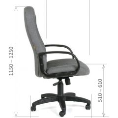 Кресло для руководителя  CHAIRMAN 685 СТ (ткань стандарт 10-356 черная) в Качканаре - kachkanar.mebel24.online | фото 6