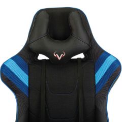 Кресло игровое Бюрократ VIKING 4 AERO BLUE черный/синий в Качканаре - kachkanar.mebel24.online | фото 6