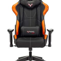 Кресло игровое Бюрократ VIKING 5 AERO ORANGE черный/оранжевый в Качканаре - kachkanar.mebel24.online | фото 3