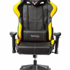 Кресло игровое Бюрократ VIKING 5 AERO YELLOW черный/желтый в Качканаре - kachkanar.mebel24.online | фото 3