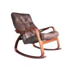 Кресло качалка Гранд 103-З-Ш Шоколад в Качканаре - kachkanar.mebel24.online | фото