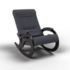 Кресло-качалка Вилла 11-Т-ГР (тканьвенге) ГРАФИТ в Качканаре - kachkanar.mebel24.online | фото 1