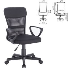 Кресло КОМПАКТНОЕ BRABIX "Jet MG-315" (черное) 531839 в Качканаре - kachkanar.mebel24.online | фото 2