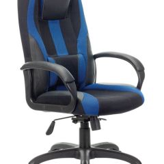 Кресло компьютерное BRABIX PREMIUM "Rapid GM-102" (экокожа/ткань, черное/синее) 532106 в Качканаре - kachkanar.mebel24.online | фото