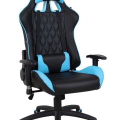 Кресло компьютерное BRABIX "GT Master GM-110" (черное/голубое) 531928 в Качканаре - kachkanar.mebel24.online | фото