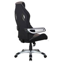Кресло компьютерное BRABIX Techno GM-002 (ткань) черное/серое, вставки белые (531815) в Качканаре - kachkanar.mebel24.online | фото 5